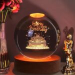 3D Birthday Crystal Ball Night Lamp