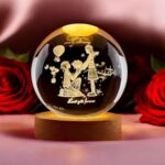 3D Forever Proposal Crystal Ball Night Lamp