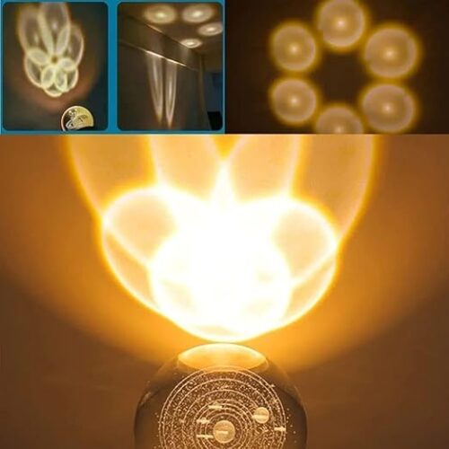 3D Forever Proposal Crystal Ball Night Lamp3