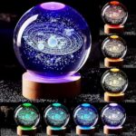 3D Galaxy Crystal Ball Night Lamp