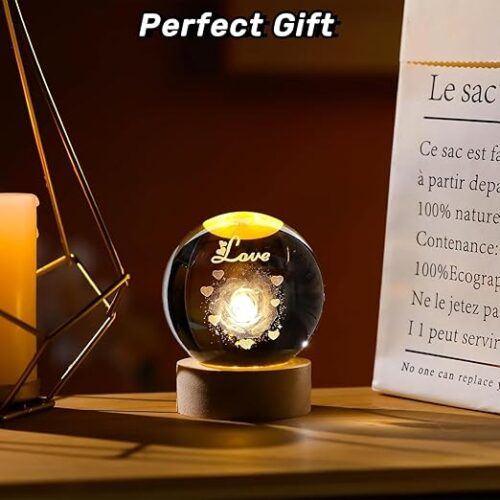 3D Love Rose Ball Night Lamp4