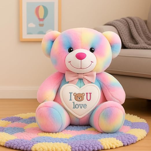 Cuddle Teddy Bear Multicolor