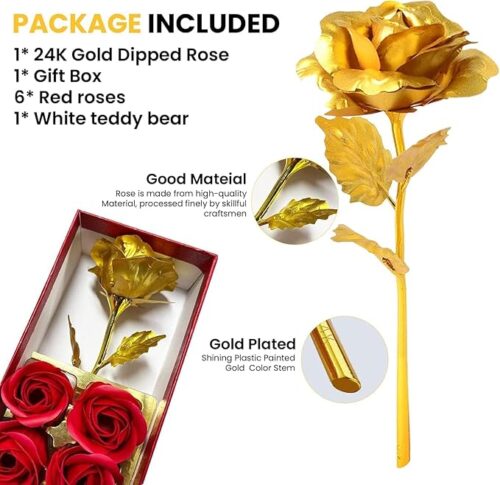 Romantic Teddy Rose Set2