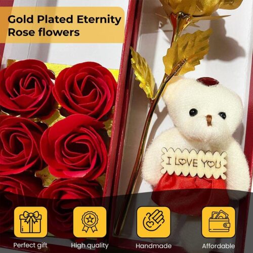 Romantic Teddy Rose Set3
