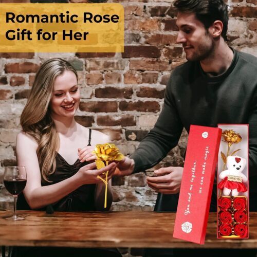 Romantic Teddy Rose Set4