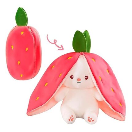 Strawberry Rabbit Mood Plush