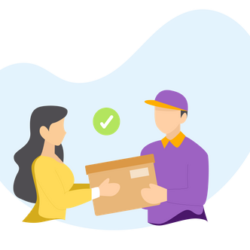 pickup-your-delivery-illustration-download-in-svg-png-gif-file-formats--shipping-box-package-parcel-food-drink-illustrations-2371175