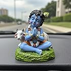 Serene Krishna Figure for Car Dashboard Ornament - Image 3