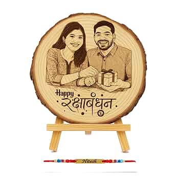 Sibling Bond Wooden Gift