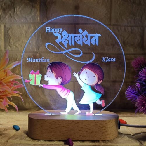 GlowLove Rakshabandhan Showpiece