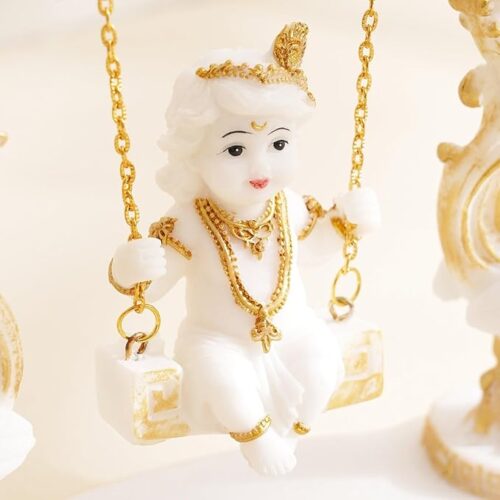 Krishna on Swing Decorative Idol2