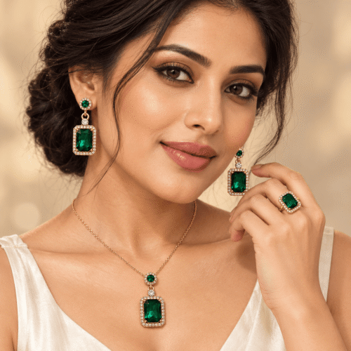 Royal Green Jewellery Set