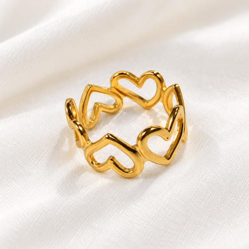 Golden Heart Ring3